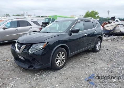 2016 Nissan Rogue Sv from USA, damaged, VIN KNMAT2MVXGP731906